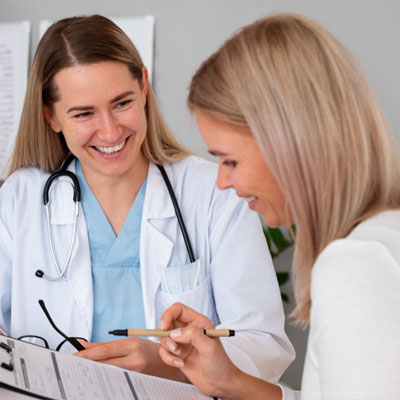 medium-shot-smiley-doctor-patient-Paid-Clinical-Trials-in-Tampa