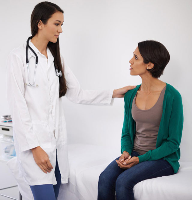waiting-hear-is-worst-part-shot-young-woman-getting-news-from-her-doctor-clinic-Paid-Clinical-Trials-in-Tampa-Risks-Associated-With-Volunteering-In-Paid-Research-Trials
